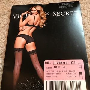 Victoria’s Secret lace top thigh high NEW